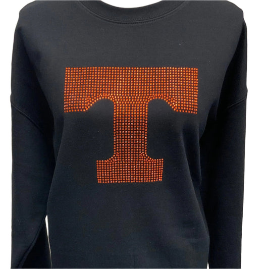 Power T Sweatshirt With Rhinestones